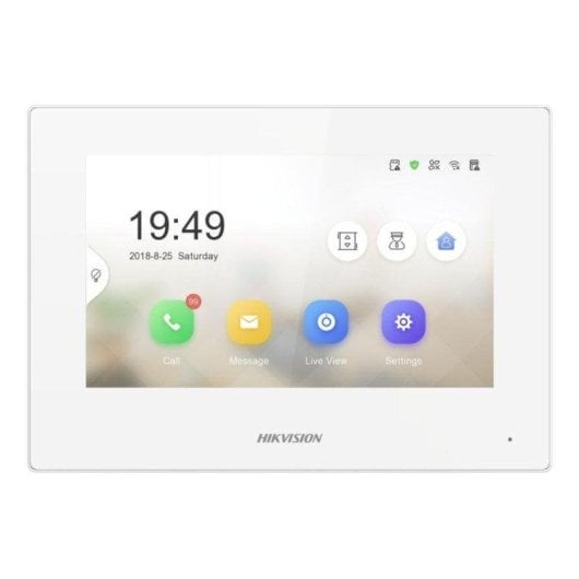 Monitor para videoportero Hikvision DS-KH6320-LE1/White(B) 7"