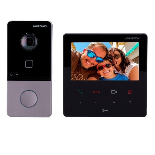 Videoportero WiFi Hikvision DS-KIS606-P Pantalla 4,3" Full HD 131°