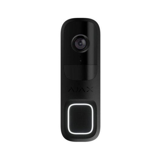 Interphone Vidéo WiFi Ajax AJ-DOORBELL-4-B 4MP 155° Vision nocturne