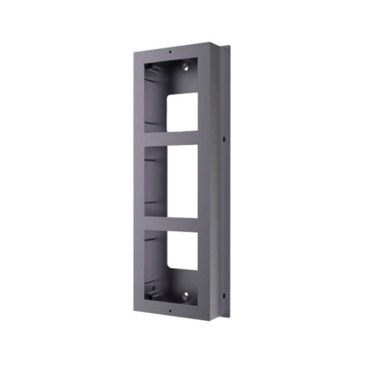 Boîtier de surface modulaire pour interphones vidéo Hikvision en aluminium