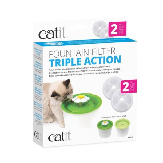Filtre Catit Triple Action pour Fontaine d'eau du Chat
