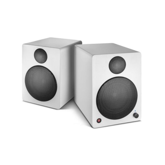 Haut-parleurs Wavemaster Cube Neo Blanc 2 voies sans fil 50W Bluetooth optique