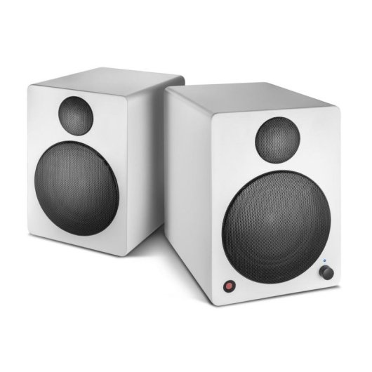 Haut-parleurs Wavemaster Cube Neo Blanc 2 voies sans fil 50W Bluetooth optique