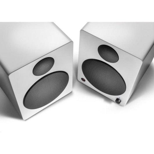 Haut-parleurs Wavemaster Cube Neo Blanc 2 voies sans fil 50W Bluetooth optique