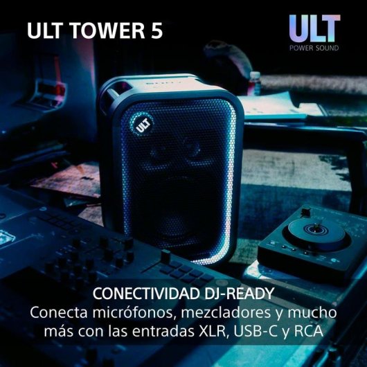 Altifalantes Sony ULT TOWER Bluetooth 300W com XLR e Auracast