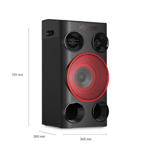 Altavoces LG de fiesta Bluetooth 260 W con karaoke e iluminación LED