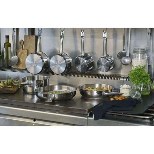 Sartén Baumalu Acero Inoxidable 28 cm Compatible Inducción