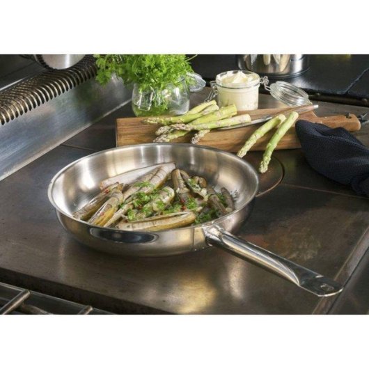 Sartén Baumalu Acero Inoxidable 28 cm Compatible Inducción