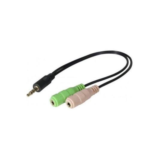 Audioadapter Dacomex 3,5 mm Klinke Stereo Mikrofon