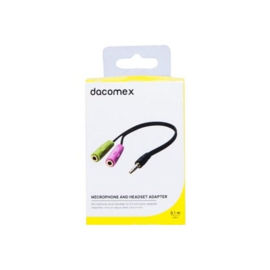 Audioadapter Dacomex 3,5 mm Klinke Stereo Mikrofon