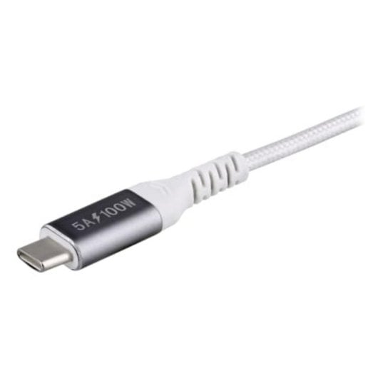 Kabel TnB TCUSBC100W USB-C 100W 2m Aluminium Weiß