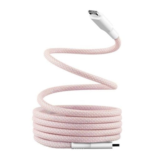 Cable USB-C magnétique TnB 60 W 1,5 m Rose