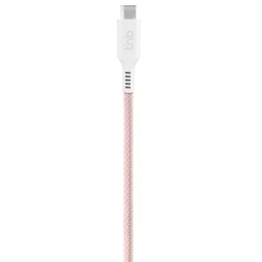Cable USB-C magnétique TnB 60 W 1,5 m Rose