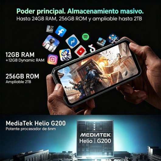 Ulefone Armor 24 Pro 4G 12GB 256GB 6.78" Zwart