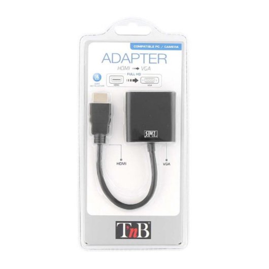 Adaptador de vídeo TnB HDMIVGA HDMI a VGA hasta 1080p