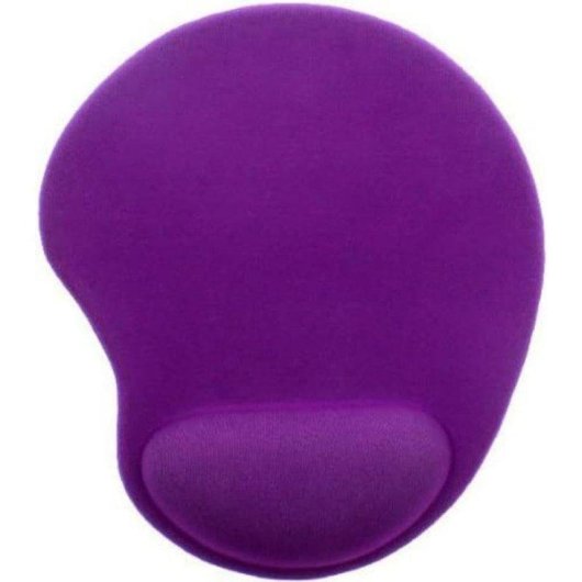 Tappetino mouse TnB TSED100PL con poggiapolsi in gel viola