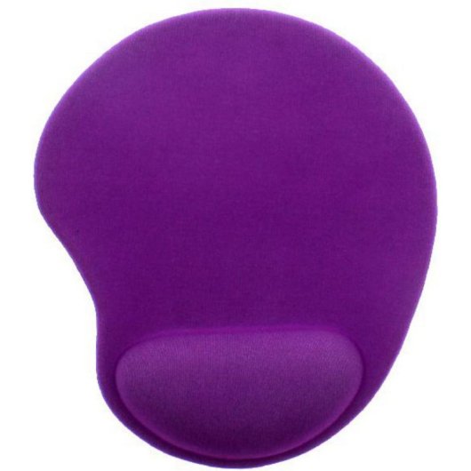 Tappetino mouse TnB TSED100PL con poggiapolsi in gel viola