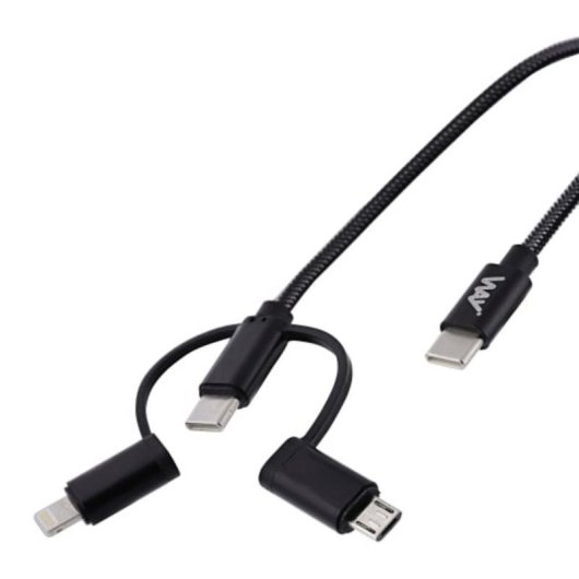 Kit de coche T'nB WCARTRAVEL con cargador, soporte y cable 3 en 1