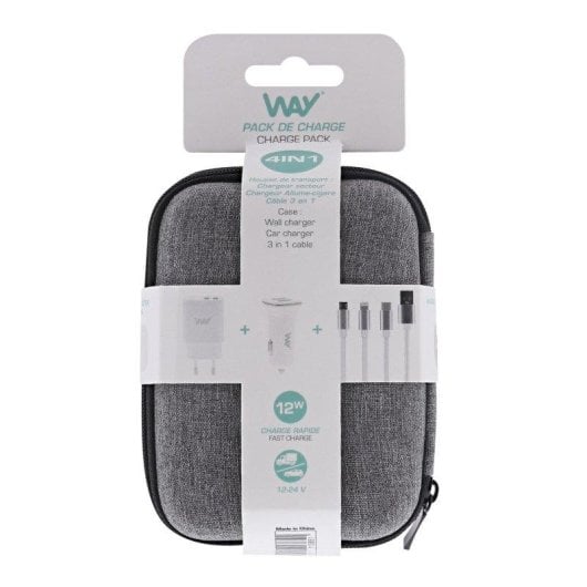 Kit di Ricarica TnB WCHTRAVEL 3 in 1 Bianco