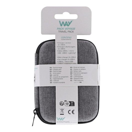 Kit di Ricarica TnB WCHTRAVEL 3 in 1 Bianco