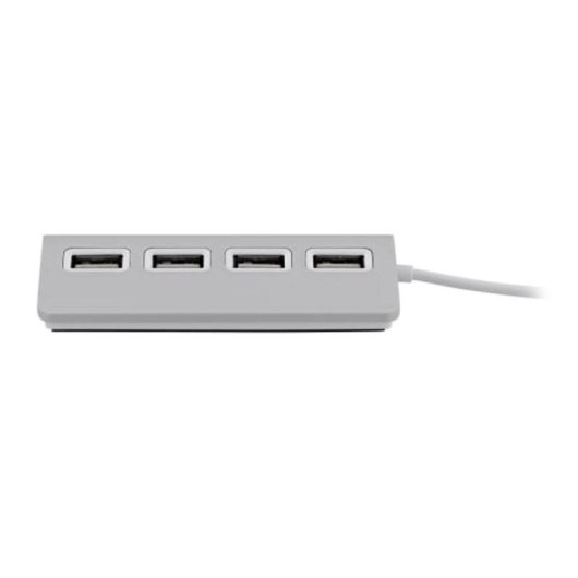 Hub TnB 4 ports USB 2.0 480 Mbit/s modèle HUBUSB4ALU aluminium