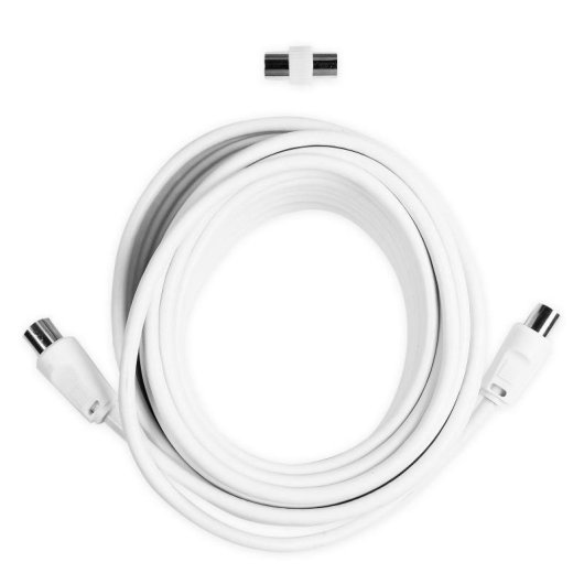 Cavo coassiale EKON 10 m 9,5 mm Bianco