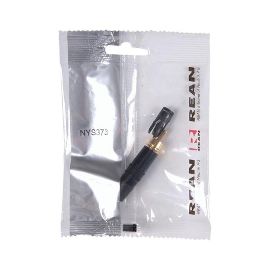 Stecker RCA Neutrik NYS373-0 schwarz vergoldete Kontakte