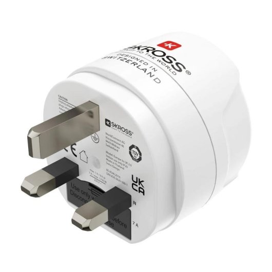 Adaptador Hama Type G RU Type F Branco