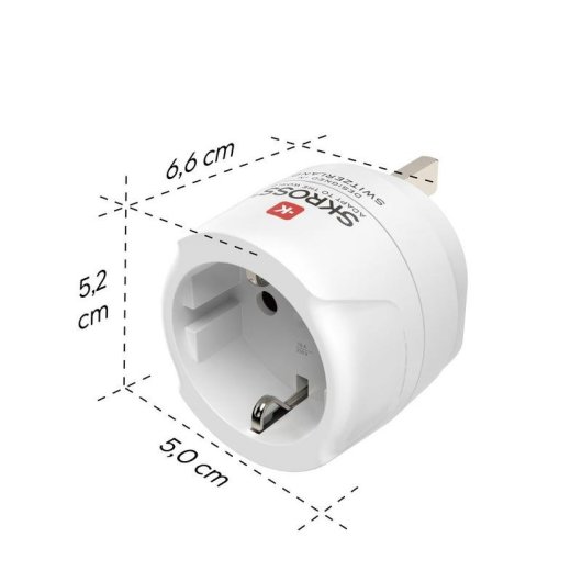 Adaptador Hama Type G RU Type F Branco