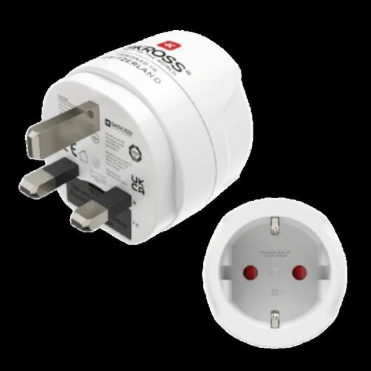 Adaptador Hama Type G RU Type F Branco