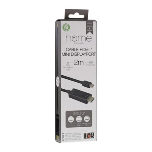 Kabel Mini DisplayPort zu HDMI 4K 2 m TnB Schwarz