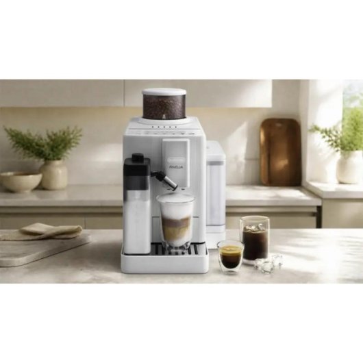 Máquina de café expresso De’Longhi EXAM420.55.WXL 1,4 L 15 Bares com moinho e espumador