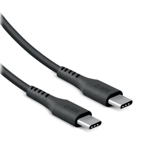 Cable USB-C SBS 60 W 2 m USB 2.0 Negro