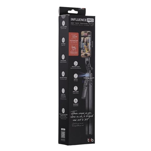 Treppiede TnB INTRIPODCAM Smartphone Tracking Facciale 360 Bluetooth