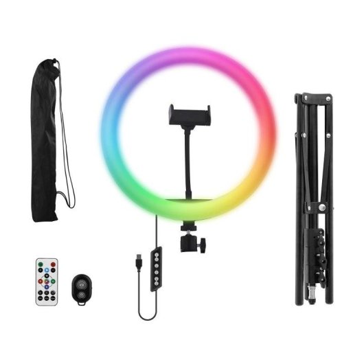 Anello Luce LED RGB TnB INLEDSTUDRGB 12 pollici