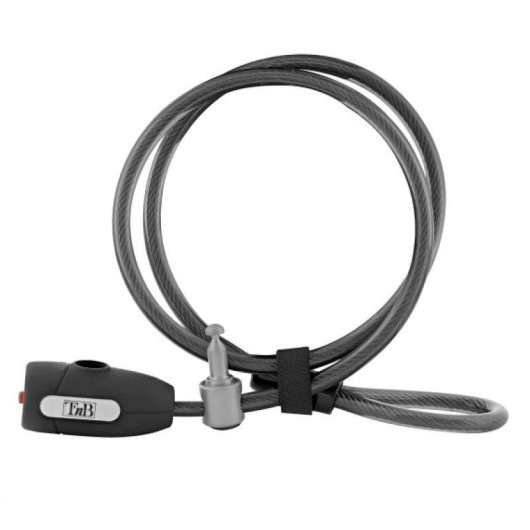 Candado Cable TnB UMCABLOCK 100 cm Acero Negro