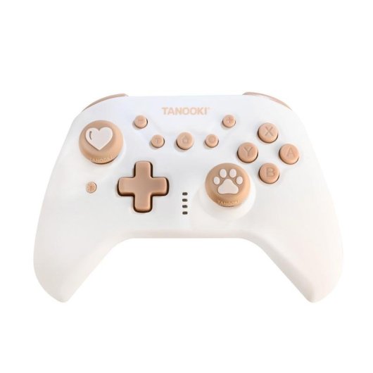 Mando Inalámbrico Blade TANOOKI Cozy Bluetooth PC Switch 2 Android iOS Crema