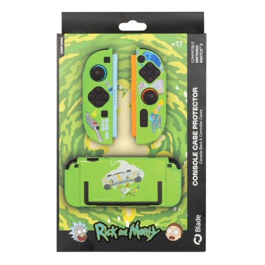 Funda mando Blade Rick and Morty Console Case Adventures Nintendo Switch 2