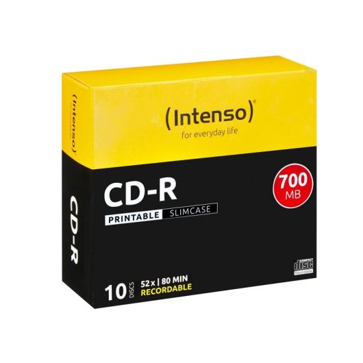 CD-R INTENSO 700MB 52x imprimivel