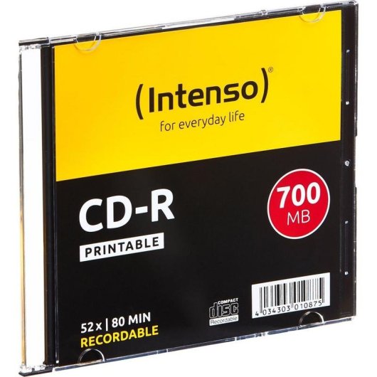 CD-R INTENSO 700MB 52x imprimivel