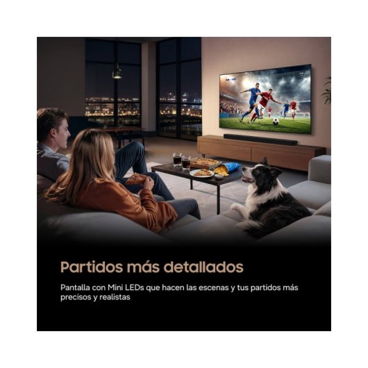 TV Samsung Mini LED TU65M70HAUXXC 65" 4K UltraHD 120Hz Smart TV Tizen HDR10+ AI