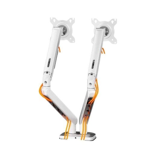 Napofix DM2230S Support Moniteur Double Bureau 13 à 32" VESA 75x75 à 100x100 Max 18Kg