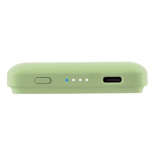 Power Bank TnB PBUMAG5GR 5000 mAh Apta para avión Verde