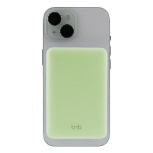 Power Bank TnB PBUMAG5GR 5000 mAh Apta para avión Verde