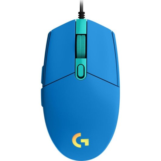 Souris Logitech G203 USB 8000 DPI Bleu RGB 6 Boutons Programmables