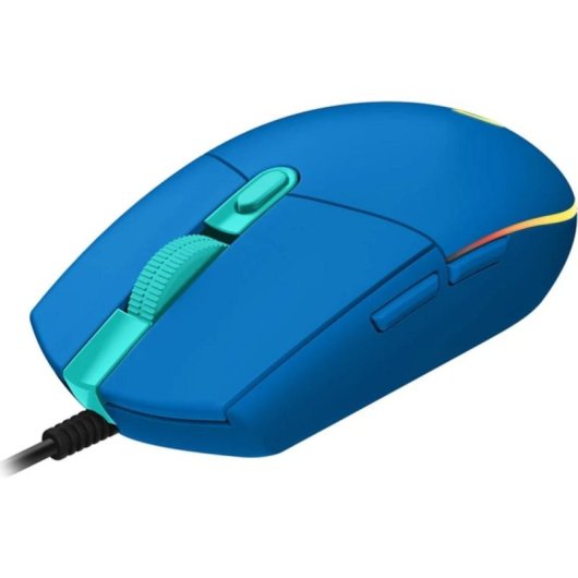 Souris Logitech G203 USB 8000 DPI Bleu RGB 6 Boutons Programmables