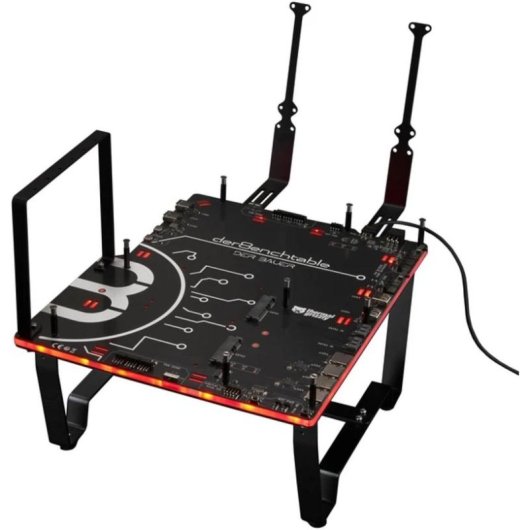 Banco de pruebas Thermal Grizzly der8enchtable con PCB activo Negro ATX/mATX/ITX