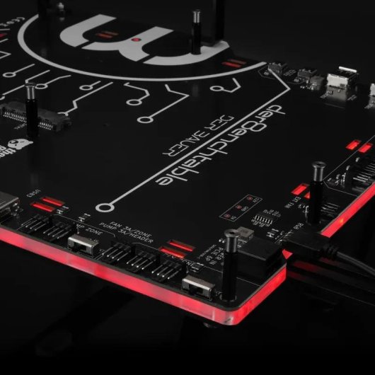 Banco de pruebas Thermal Grizzly der8enchtable con PCB activo Negro ATX/mATX/ITX