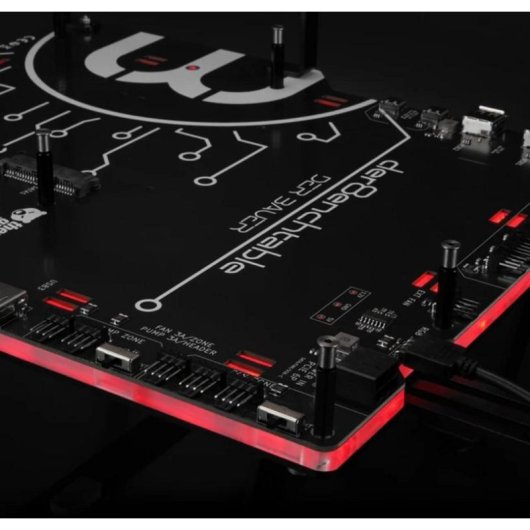 Banco de pruebas Thermal Grizzly der8enchtable con PCB activo Negro ATX/mATX/ITX