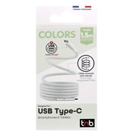 Cavo USB TnB TCPDMAGGR Magnetico 60 W 1,5 m Verde
